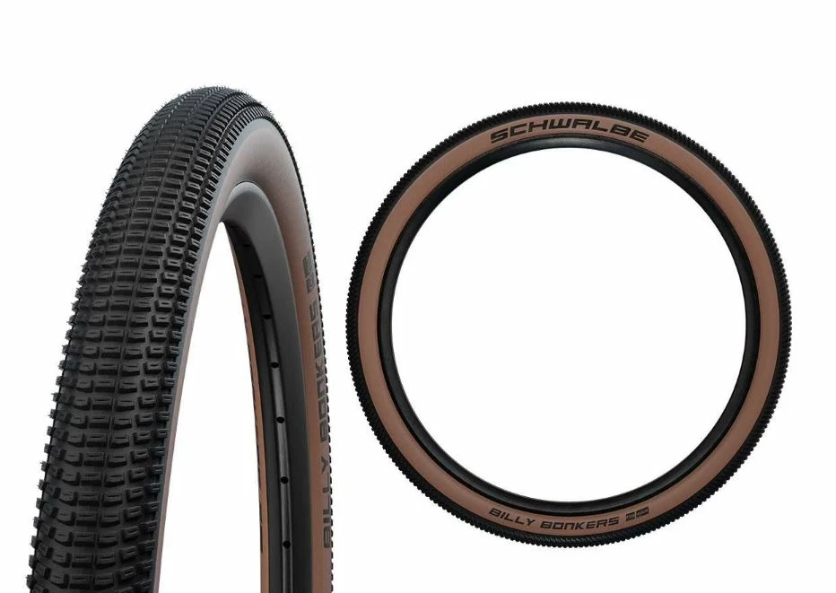 Schwalbe Billy Bonkers 20 X 2.0" // 50-406 - Schwarz/Bronze 1 Schwalbe Billy Bonkers 20 X 2.0" // 50-406 - Schwarz/Bronze