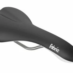 Fabric Scoop Radius Elite Sattel -Fahrradzubehör Verkäufe fa15 scoop radius elite blkwht 3qtr