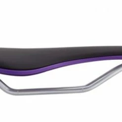 Fabric Scoop Flat Elite Sattel -Fahrradzubehör Verkäufe fabric17 scoop flat elite saddle black purple side fu4500feos19